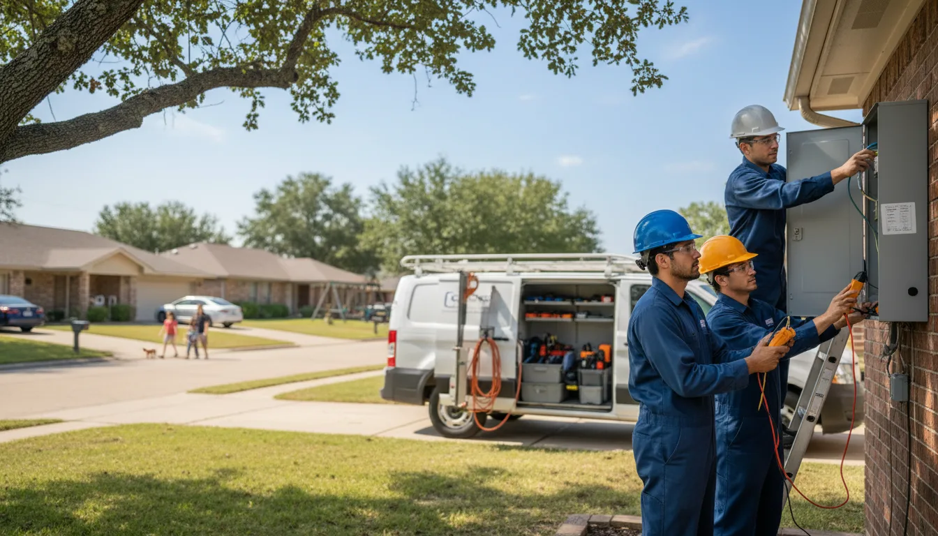 Certified electrician providing emergency electrical services in Bovey, MN